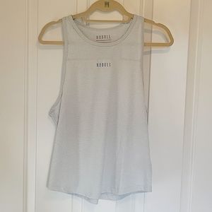 NOBULL Athletic Tank Top Light Blue Size Medium